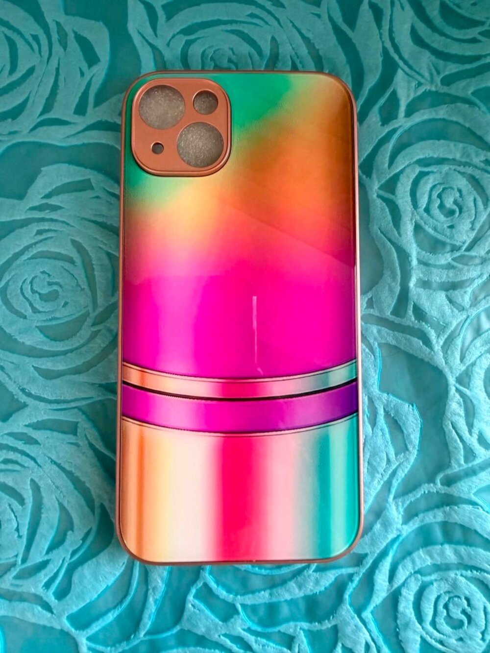 Brand New iPhone 15 Plus Colorful 2D Retro Flat Case